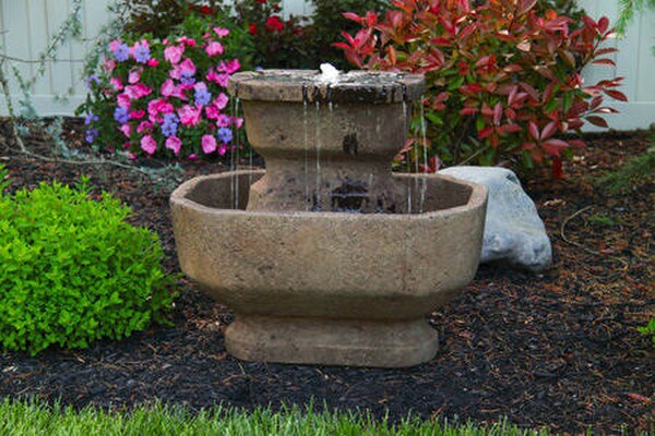 Two Tier San Marino Fountain Lights up